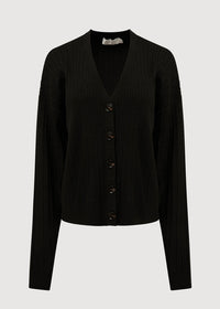 Rachel Parcell Oversized Cable-Knit Open-Front Cardigan