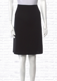 Paco Rabanne Classic Black Knee-length Skirt