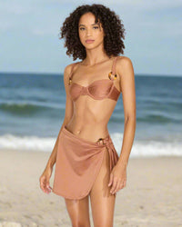 Solid & Striped Mini Wrap Pareo Sarong