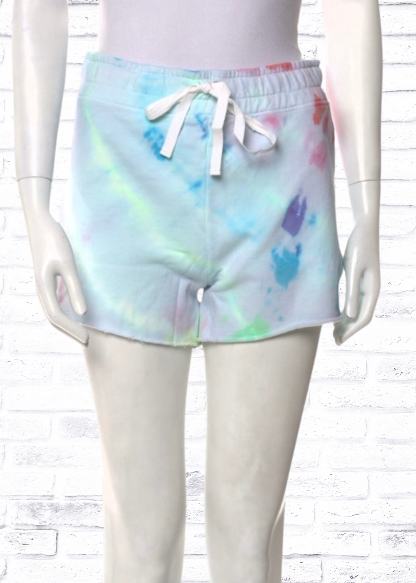 Baja East Tie-Dye Mini Shorts