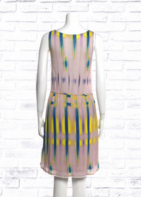 LA Made Tie-Dye Print Swing Dress