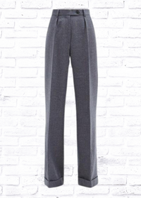 La Fetiche 'Malik' Wool Pinstripe Wide-Leg Trousers