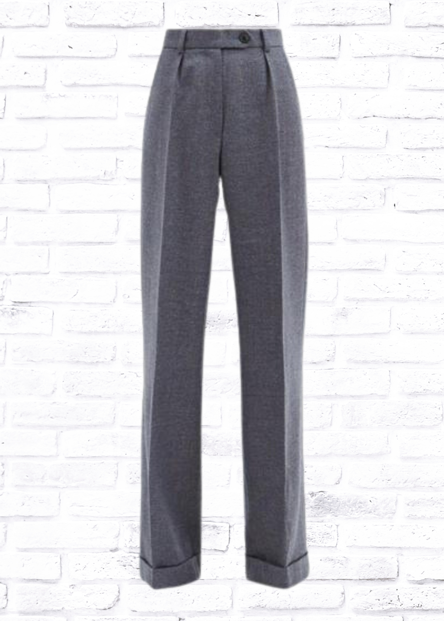 La Fetiche 'Malik' Wool Pinstripe Wide-Leg Trousers