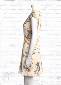 Reformation 'Deven' Floral Print Mini Dress