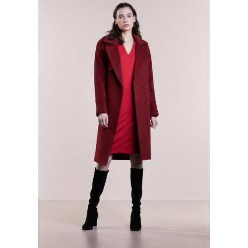 Escada 'Dzanna' Lacquer  Long-Sleeve Sheath Dress