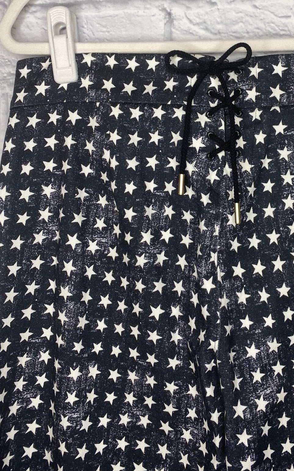 MaxMara Star-Spangled Lace-Up Denim Jeans