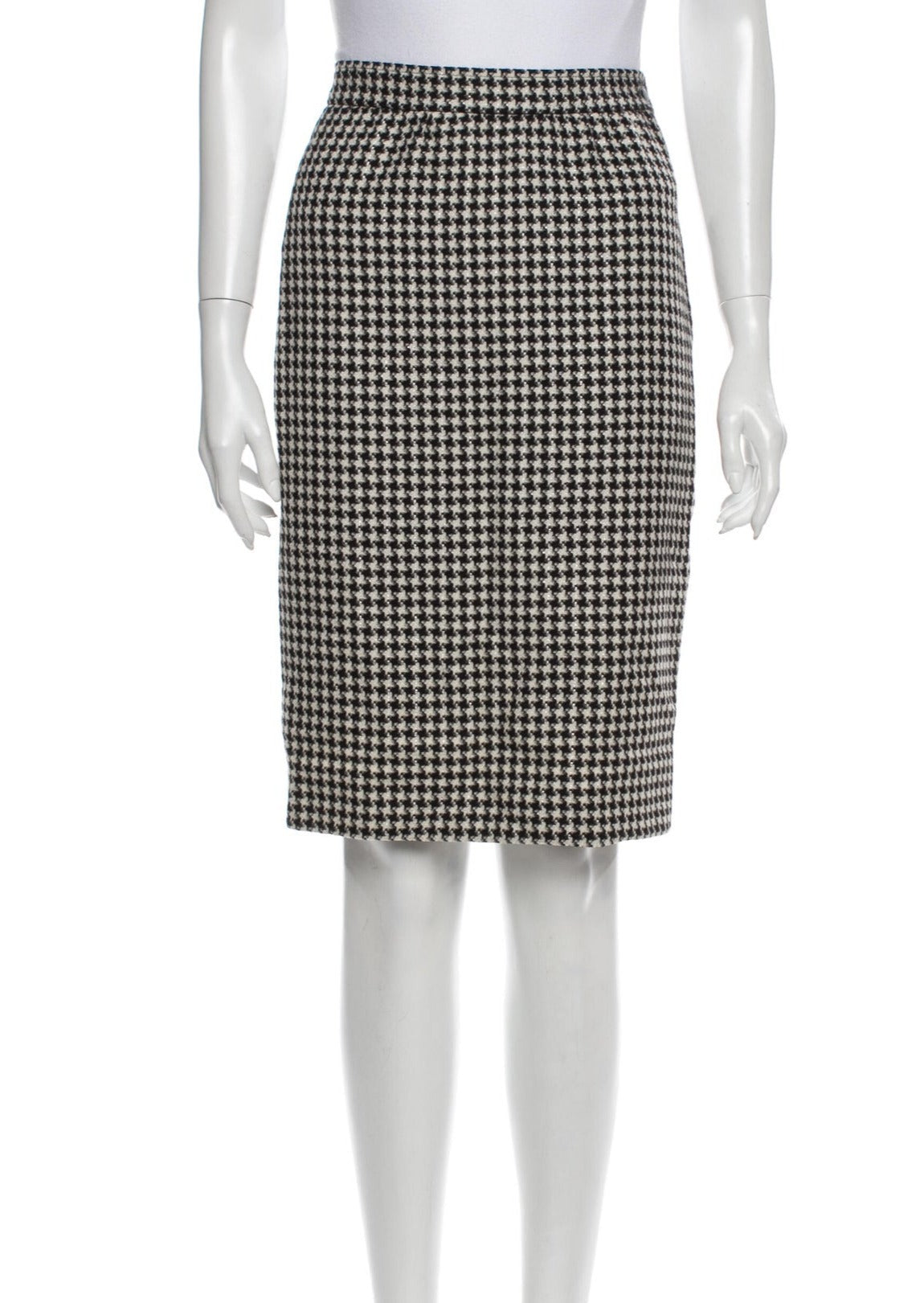 Ungara Paris Houndstooth Wool-Blend Skirt