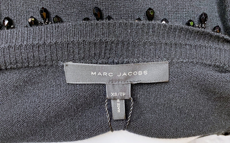 Marc Jacobs Embellished Wool-Cashmere Blend Cardigan