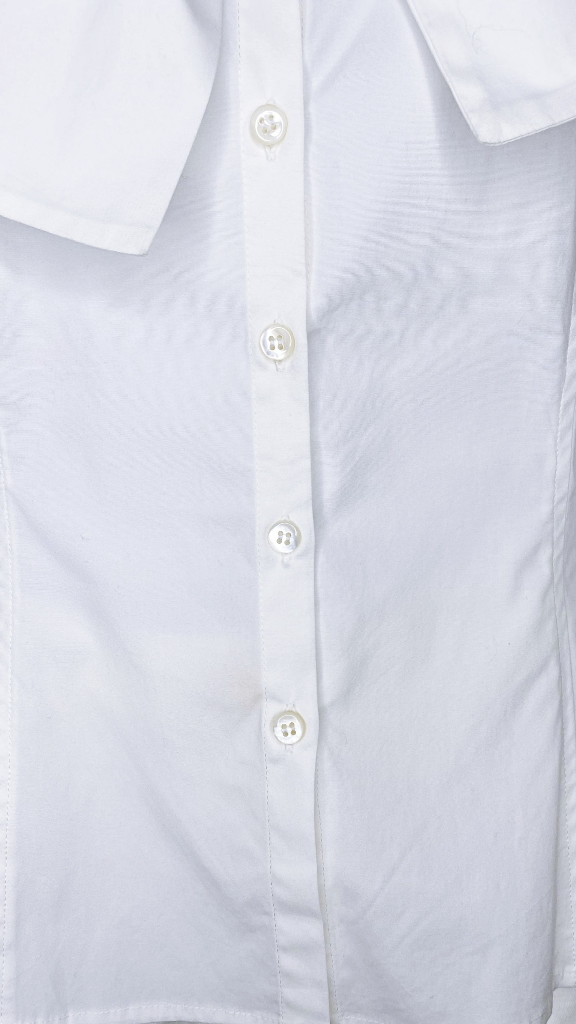 Carolina Herrera Vintage Bow-Accented Button Up Blouse