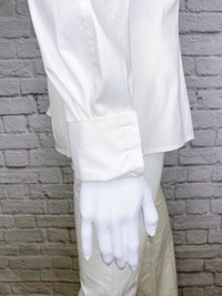 Carolina Herrera Vintage Bow-Accented Button Up Blouse