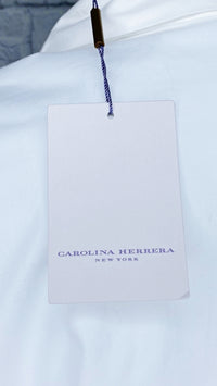 Carolina Herrera Vintage Bow-Accented Button Up Blouse