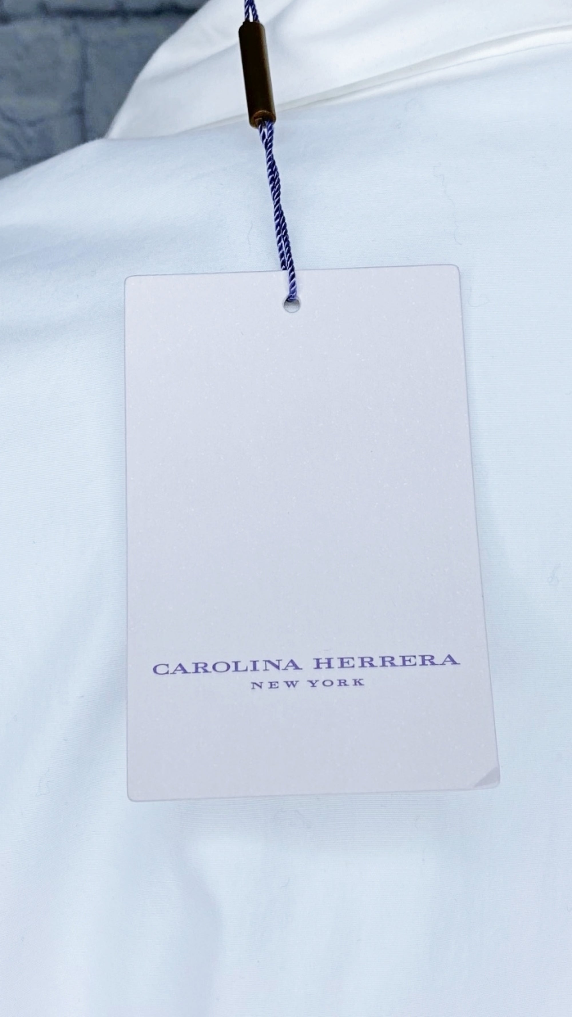 Carolina Herrera Vintage Bow-Accented Button Up Blouse