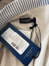 Piazza Sempione 'Giacca Panna' Striped Lightweight Virgin Wool Blazer