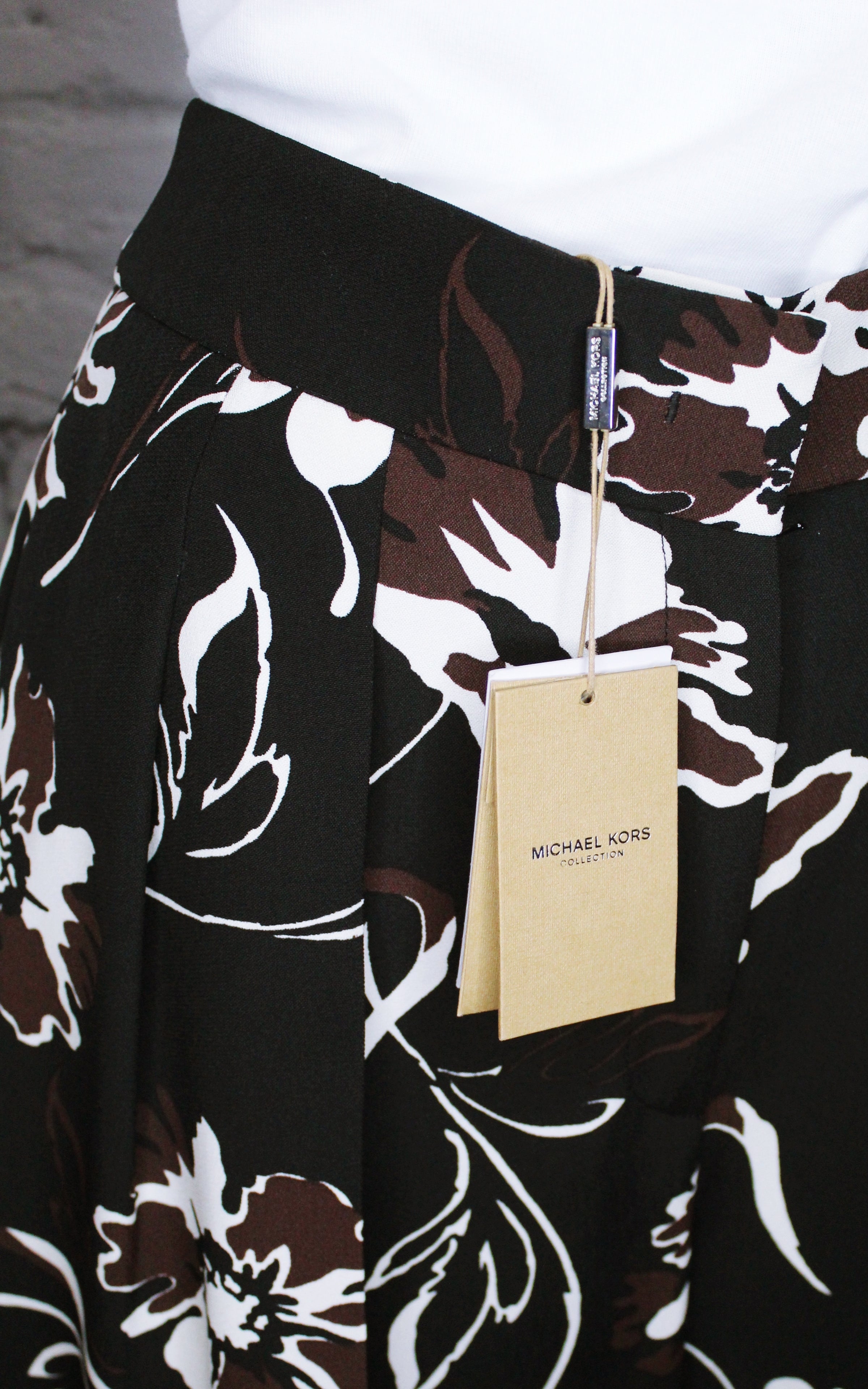 Michael Kors Collection Printed High-Rise Pants