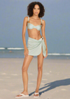 Solid & Striped Mini Wrap Pareo Sarong