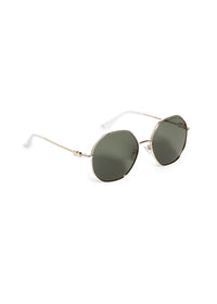 Solid & Striped 'The Psarou' Oversized Round-Angled Sunglasses