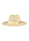 Jessica Simpson Straw Panama Hat with Embroidery Band