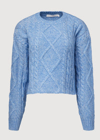 Rachel Parcell Cable-Knit Cropped Sweater