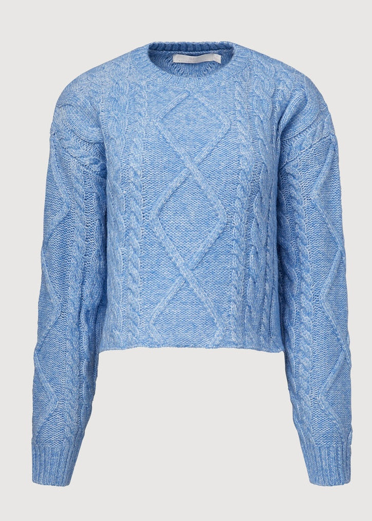 Rachel Parcell Cable-Knit Cropped Sweater