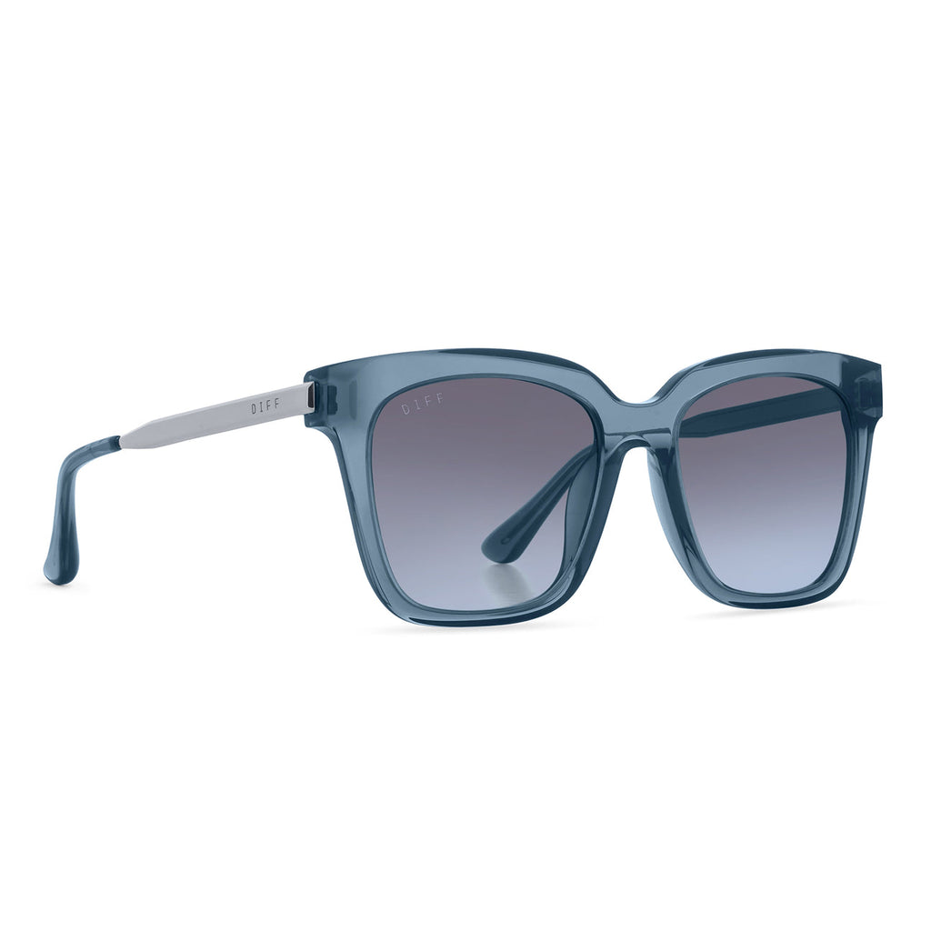 DIFF Bella Night Sky Blue Gradient Polarized Sunglasses