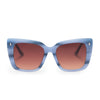 DIFF Ahsoka Tano Blue Tortoise and Maroon Gradient Polarized Sunglasses