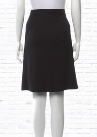 Paco Rabanne Classic Black Knee-length Skirt