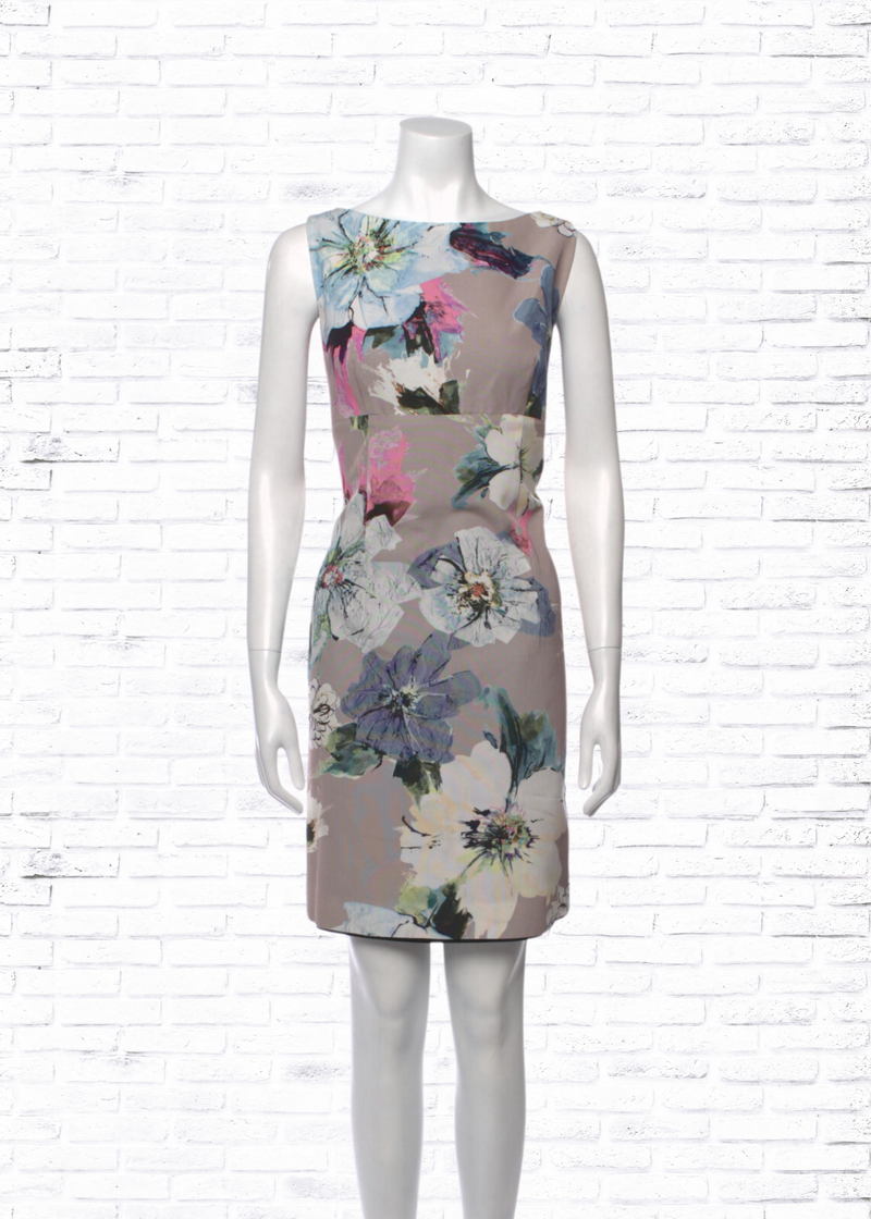 *FIRE SALE* Milly Pink/Gray Floral Sheath