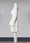 *FIRE SALE* Parker White Ruffle Halterneck Mini Dress