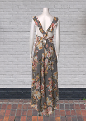 *FIRE SALE* Privacy Please 'Fillmore' Floral Wrap High-Low Maxi Dress