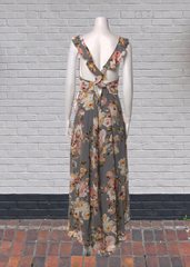 Privacy Please 'Fillmore' Floral Wrap High-Low Maxi Dress