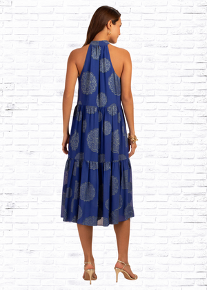 Trina Turk 'Immeasurable Dress' in Bengal Blue/Ocean