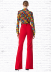 Alice + Olivia Gorgeous Coin Pocket Jean in Perfect Ruby
