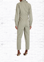 Veronica Beard 'Wren' Boiler Utility Jumpsuit in Green