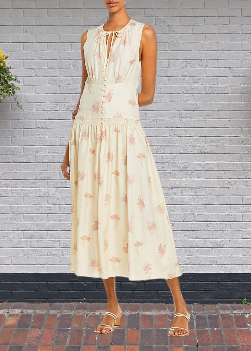 Rebecca Taylor 'Nora' Floral Midi Dress