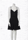 Parker Black Fit-and-Flare A-Line Mini Dress