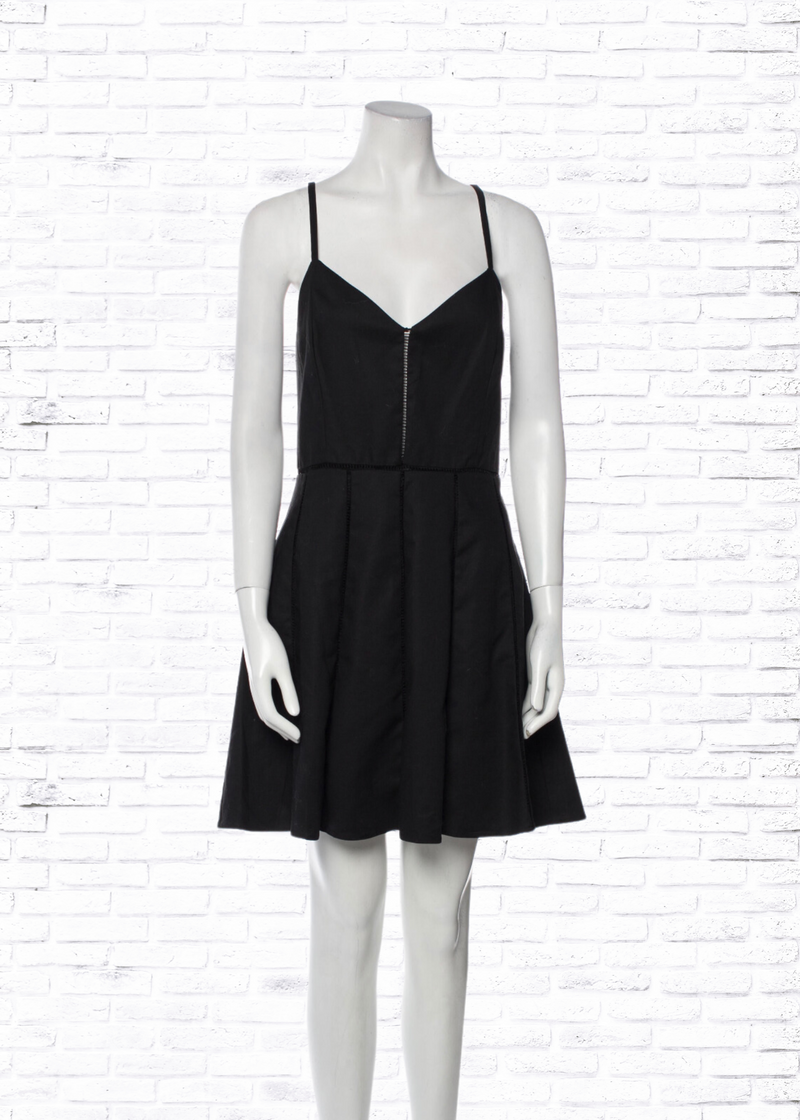 Parker black and deals white dress