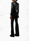 Veronica Beard 'Sheridan' Black Velvet High-Rise w/ Exaggerated Flare
