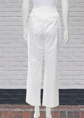 *FIRE SALE* Yves Saint Laurent Vintage Rive Gauche High-Rise Off-White Pants