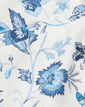Derek Lam 10 Crosby 'Meloe' Blue Floral Cropped Trousers