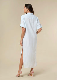 Rachel Parcell Oversized Striped Shirt Dress
