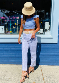 L*Space 'Genova' Straw Bucket Hat