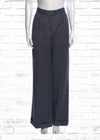 La Fetiche 'Malik' Wool Pinstripe Wide-Leg Trousers