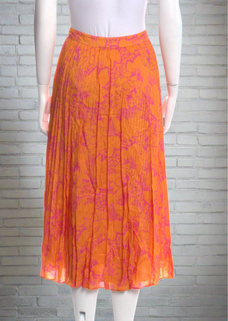 Tanya Taylor 'Jeana' Floral Silk-Blend Midi Skirt
