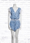 Sunday Saint-Tropez Blue Floral Romper