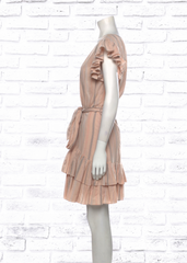 Rebecca Taylor Striped Mini Frock Dress