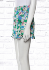 Ganni 'Hampden' Floral Cotton Mini Shorts