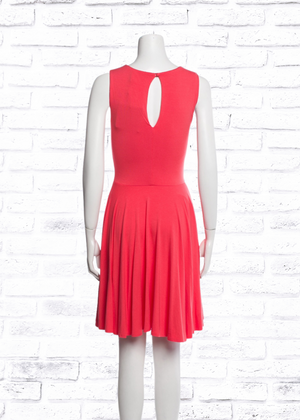 Cynthia Rowley Fit-and-Flare Coral Sundress