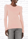 Rebecca Taylor Ruched Puffed-Sleeve Long Sleeve Top