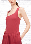 Rebecca Taylor 'Hibiscus' Ruched Pocket A-Line Dress
