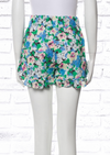 Ganni 'Hampden' Floral Cotton Mini Shorts